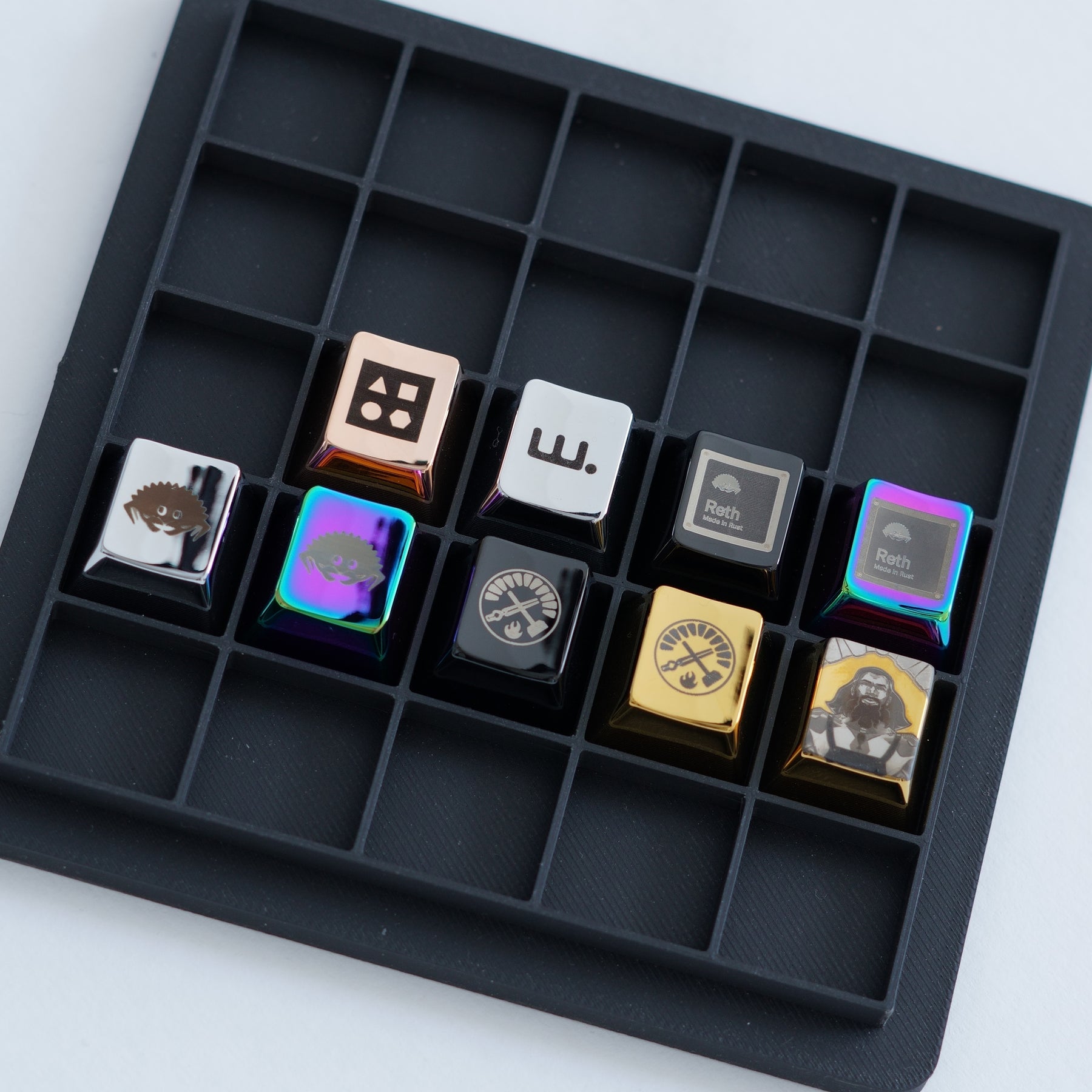 Custom Engraved Steel Keycaps – Capsmiths Inc.